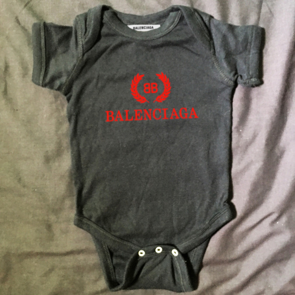 balenciaga baby onesie